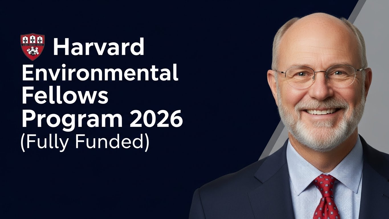 Read more about the article Harvard Environmental Fellows Program 2026 (Fully Funded) – A Complete Guide for Global Applicants