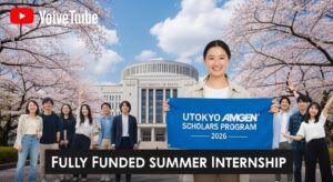 Read more about the article 🌸 UTokyo Amgen Scholars Program 2026 in Japan — Fully Funded Summer Internship 🇯🇵