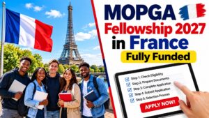Read more about the article MOPGA Fellowship 2027 in France – Fully Funded Research Fellowship