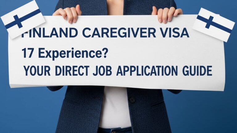 Finland Caregiver Visa: 17 Years Experience? Your Direct Job Application Guide