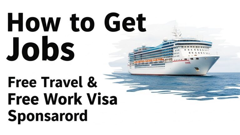 How to Get Cruise Ship Jobs With Free Travel & Work Visa Sponsorship