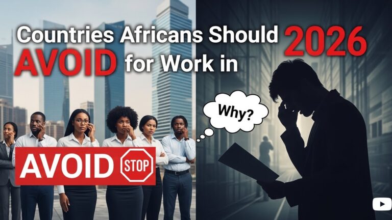 Countries Africans Should AVOID for Work in 2026 — and Why
