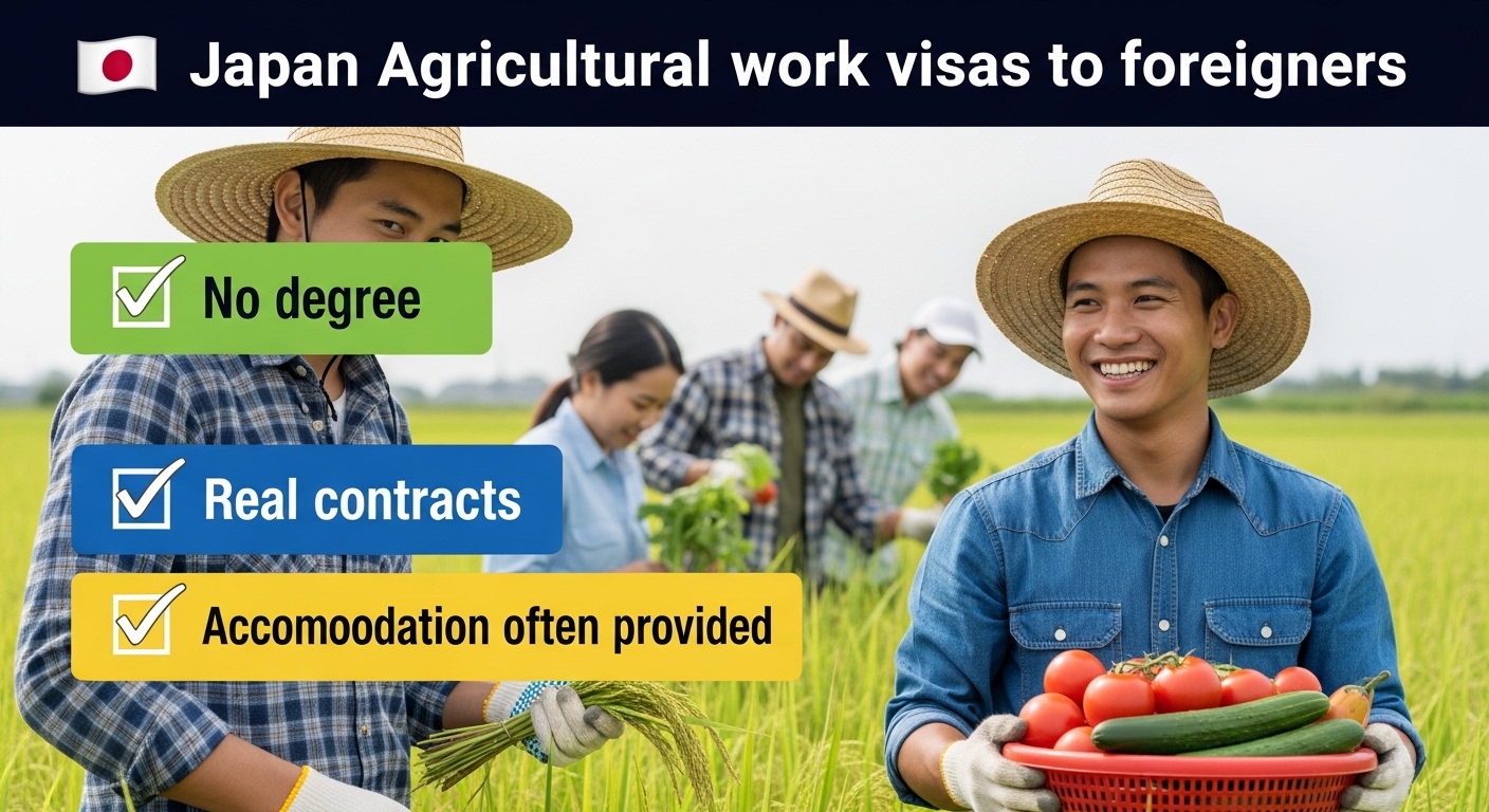 You are currently viewing Japan’s Agricultural Boom: Unexpected Work Visas for Africans (No Degree) — 2026 Guide