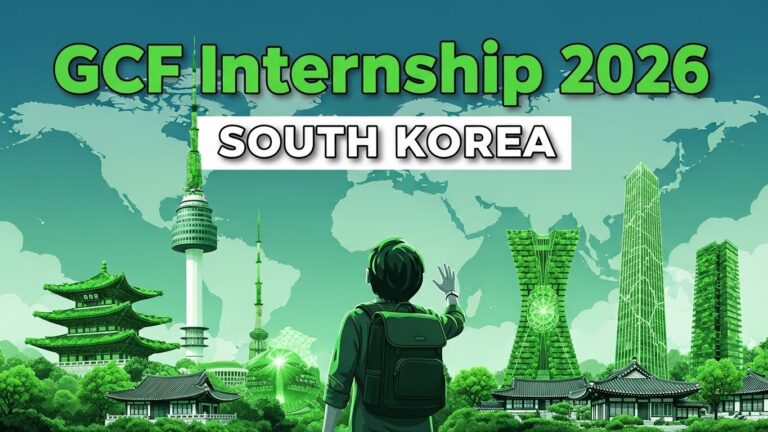Green Climate Fund (GCF) Internship 2026 in South Korea