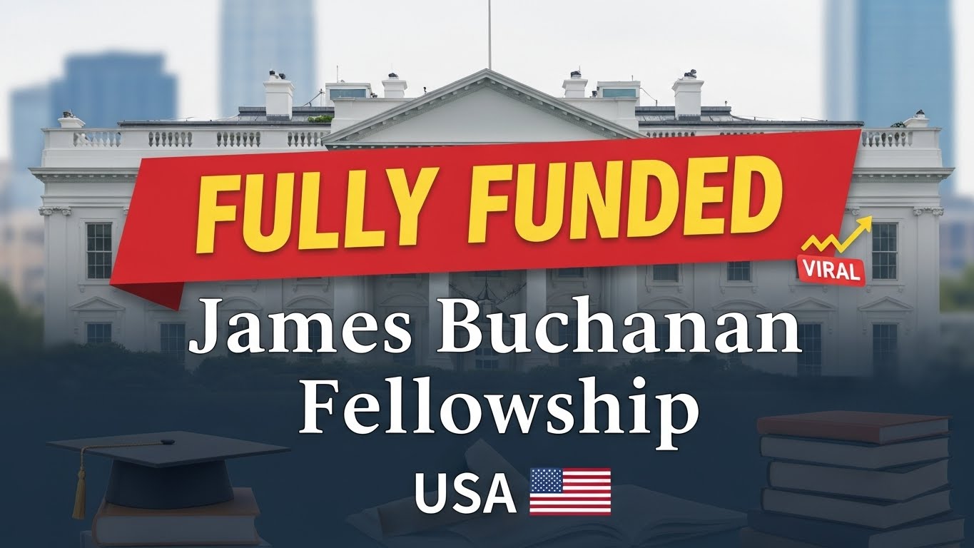 You are currently viewing James Buchanan Fellowship 2026/27 in the USA (Fully Funded) 🇺🇸