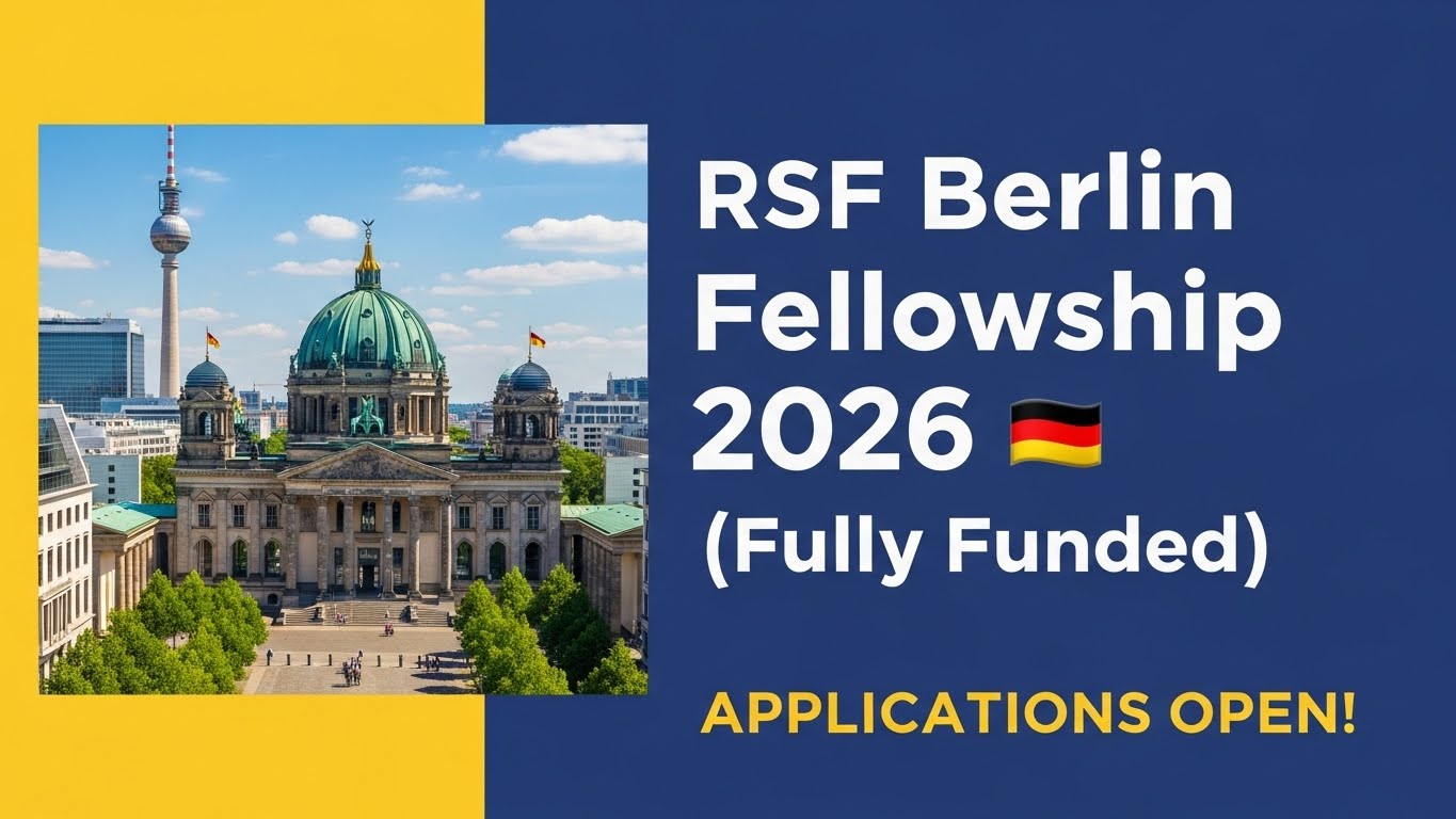 Read more about the article RSF Berlin Fellowship 2026 in Germany (Fully Funded) — Apply Now 🇩🇪