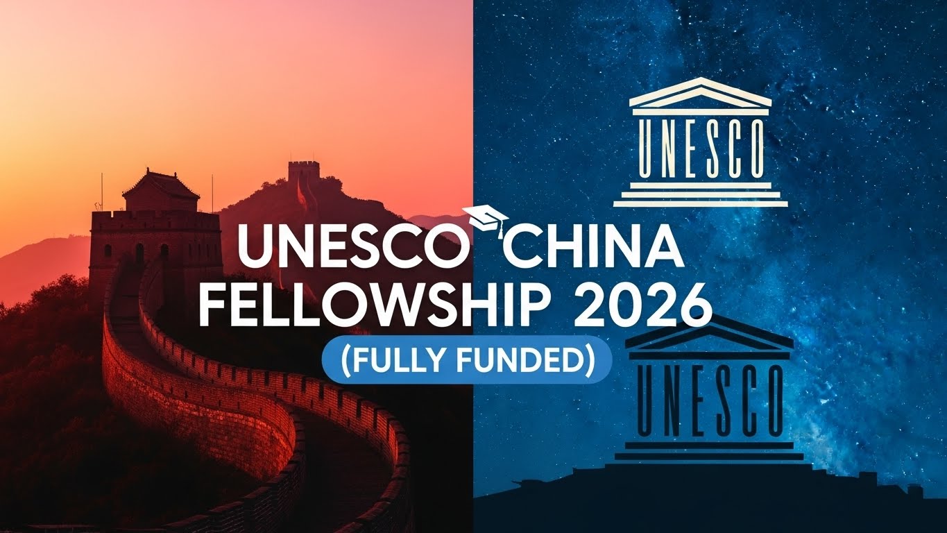 You are currently viewing UNESCO China Fellowship 2026 (Fully Funded) — Apply Now