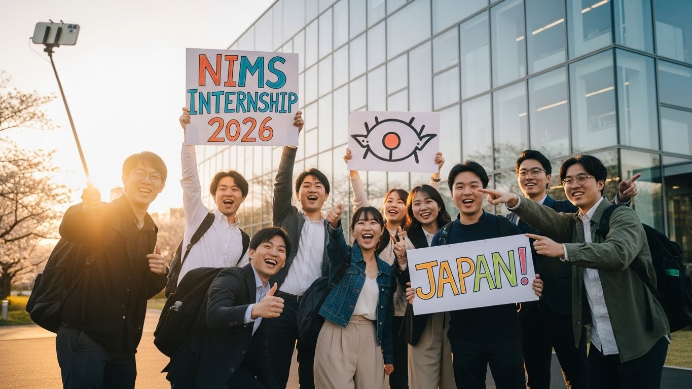 Read more about the article NIMS Internship 2026 in Japan | Fully Funded | 100 Interns 🇯🇵