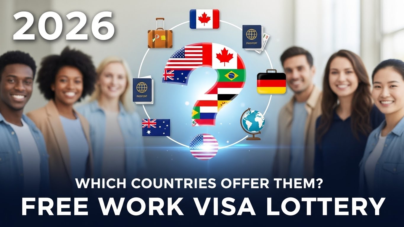 Read more about the article The 2026 Free Work Visa Lottery: Which Countries Offer Them?