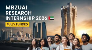 Read more about the article 🤖 MBZUAI Research Internship 2026 in UAE (Fully Funded)