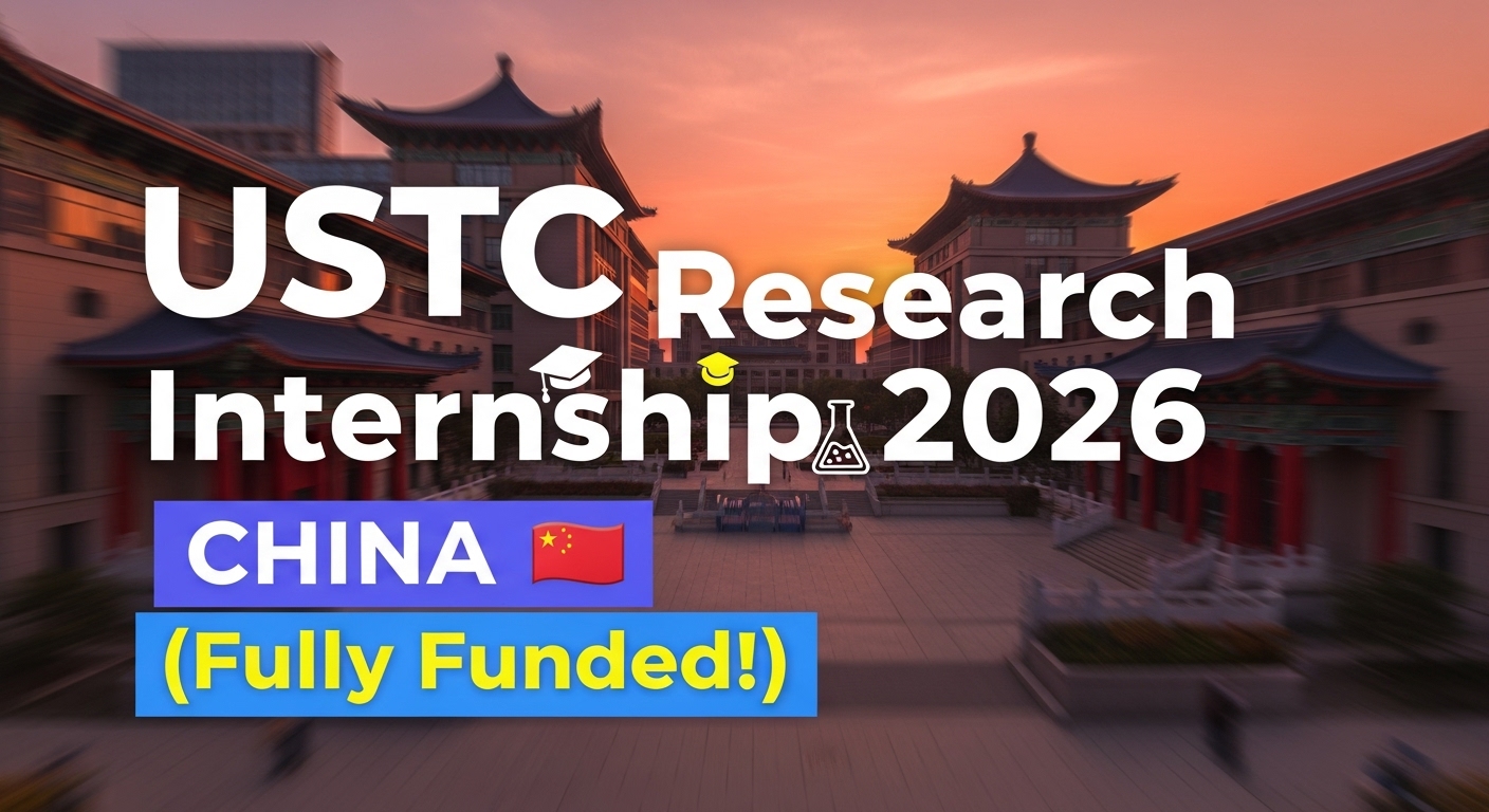 Read more about the article 🔬 USTC Research Internship 2026 in China (Fully Funded)
