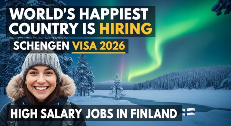 World's Happiest Country is Hiring | Schengen Visa 2026 | High Salary Jobs in Finland