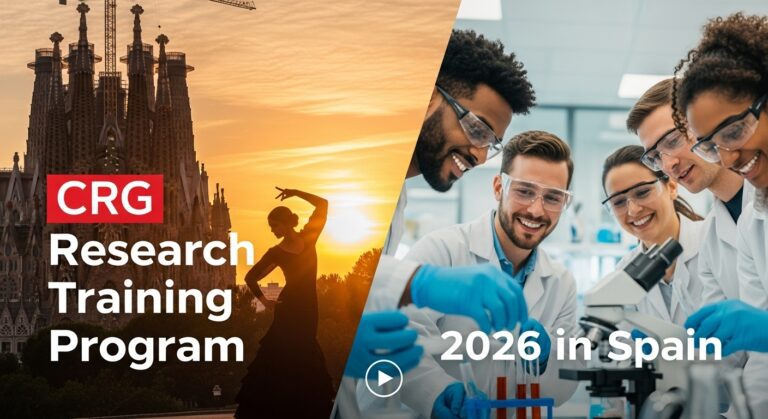 CRG Research Training Program 2026 in Spain