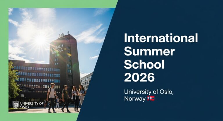 International Summer School 2026 | University of Oslo, Norway (Fully Funded)