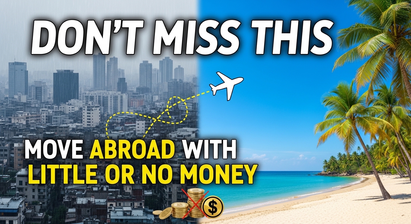 Read more about the article Don’t Miss This Move Abroad with Little or No Money: 8 Amazing Options
