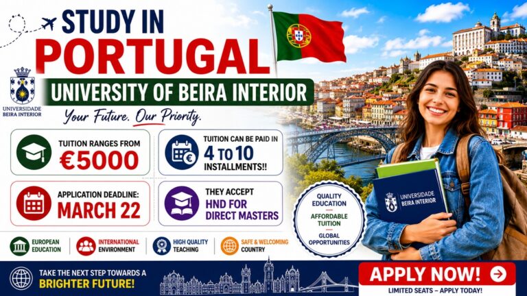 Study in Portugal – University of Beira Interior (UBI)