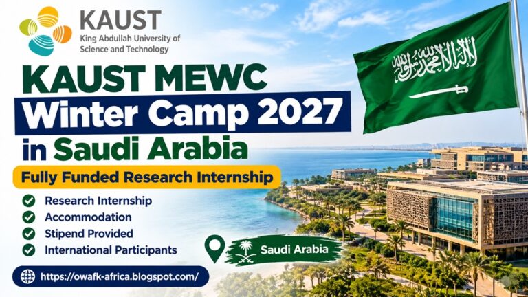 KAUST MEWC Winter Camp 2027 in Saudi Arabia