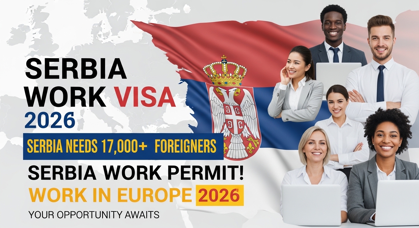 Read more about the article Serbia Needs Foreigners — Serbia Work Permit & Work Visa 2026 (Full Guide)