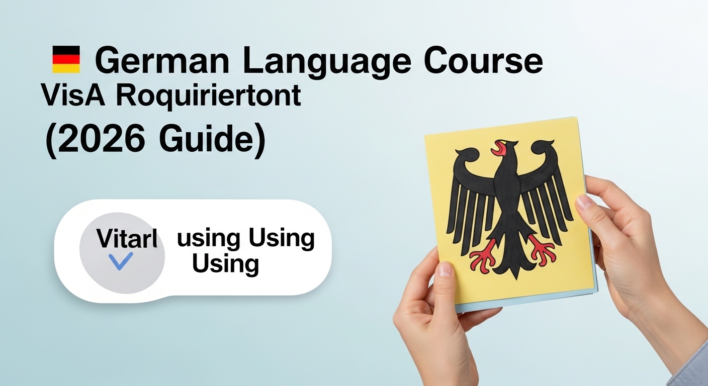 You are currently viewing 🇩🇪 German Language Course Visa Requirements (2026 Guide)