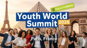 Read more about the article Youth World Summit 2026 in Paris, France (Fully Funded)