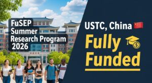 Read more about the article FuSEP Summer Research Program 2026 | USTC, China (Fully Funded)