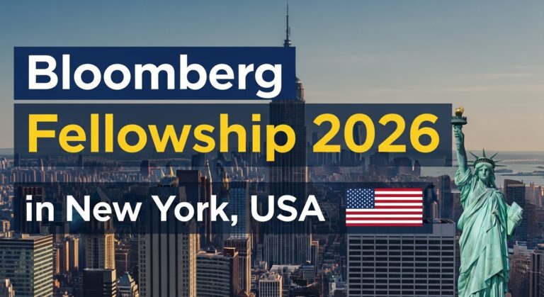 Bloomberg Fellowship 2026 in New York, USA (Fully Funded)