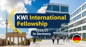 Read more about the article KWI International Fellowship 2026/27 in Germany (Fully Funded)
