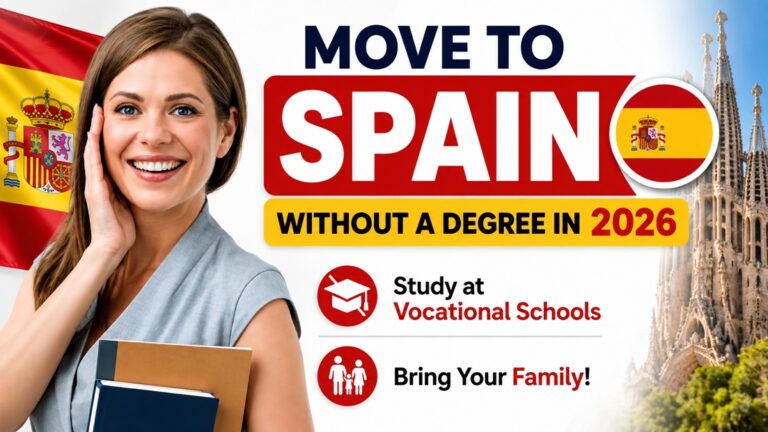 Move to Spain Without a Degree in 2026 — Study at Vocational Schools and Bring Your Family!