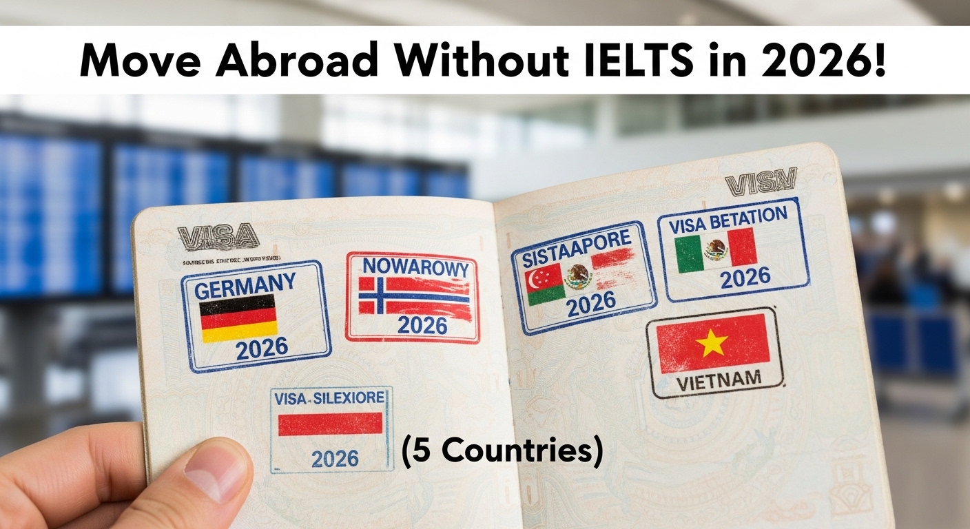 Read more about the article Countries You Can Study Without IELTS in 2026 (No Agents Needed) 🌍