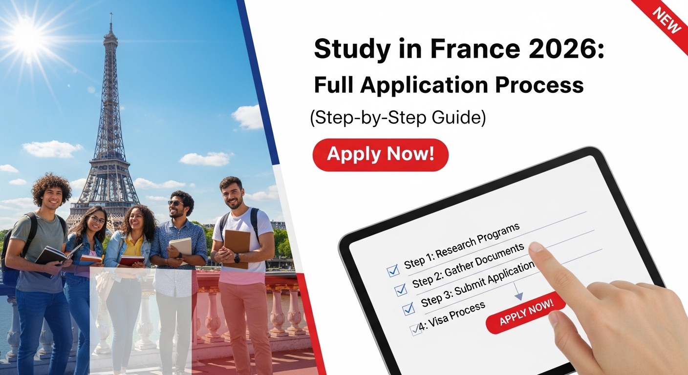 Read more about the article Study in France 2026: Full Application Process (Step-by-Step Guide) 🇫🇷 | Apply Now!