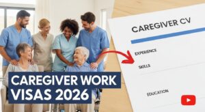 Read more about the article Countries Offering Caregiver Work Visas in 2026 with a  ready-to-use Caregiver CV
