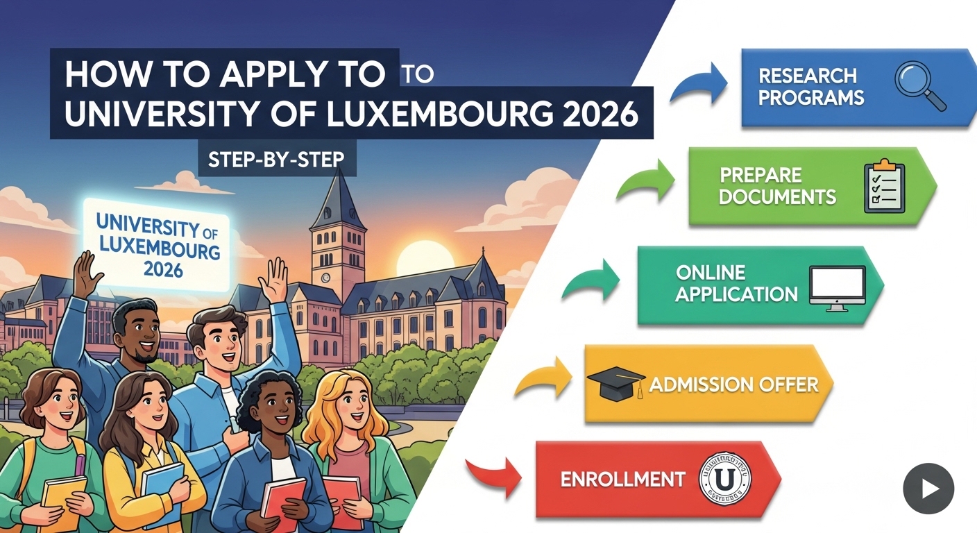 Read more about the article 🇱🇺 HOW TO APPLY TO UNIVERSITY OF LUXEMBOURG 2026 (STEP-BY-STEP GUIDE)