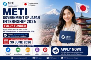 Read more about the article METI Government of Japan Internship 2026 (Fully Funded)