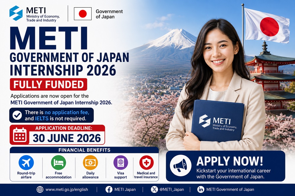 Read more about the article METI Government of Japan Internship 2026 (Fully Funded)