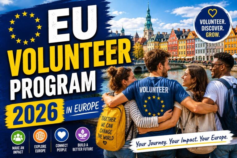 EU Volunteer Program 2026 in Europe (Fully Funded)