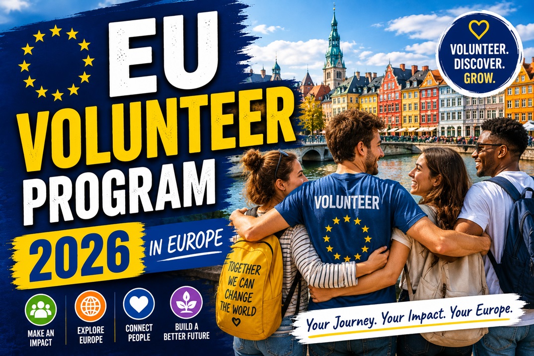 Read more about the article EU Volunteer Program 2026 in Europe (Fully Funded)