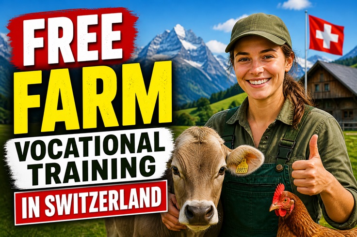 Free Farm Vocational Training in Switzerland