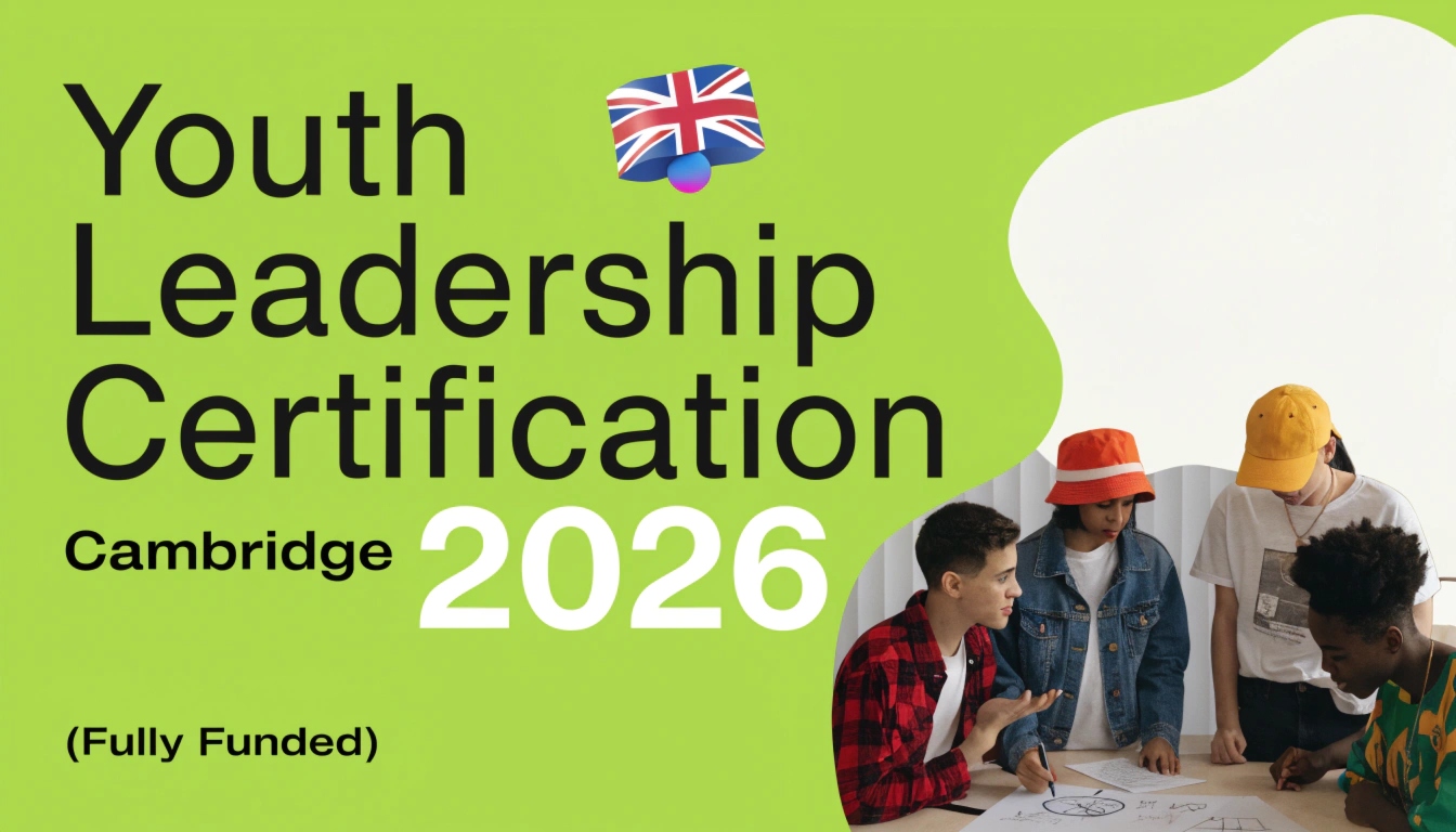 You are currently viewing Youth Leadership Certification Cambridge 2026 (Fully Funded)
