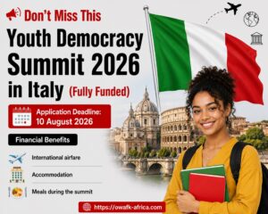 Read more about the article Youth Democracy Summit 2026 in Italy (Fully Funded)