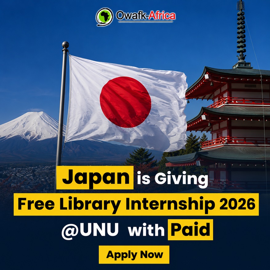 You are currently viewing UNU Library Internship 2026 in Japan (Paid Internship)