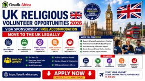 Read more about the article UK Religious Volunteer Opportunities 2026 🇬🇧 | Visa Sponsorship | Free Accommodation | Move to the UK Legally