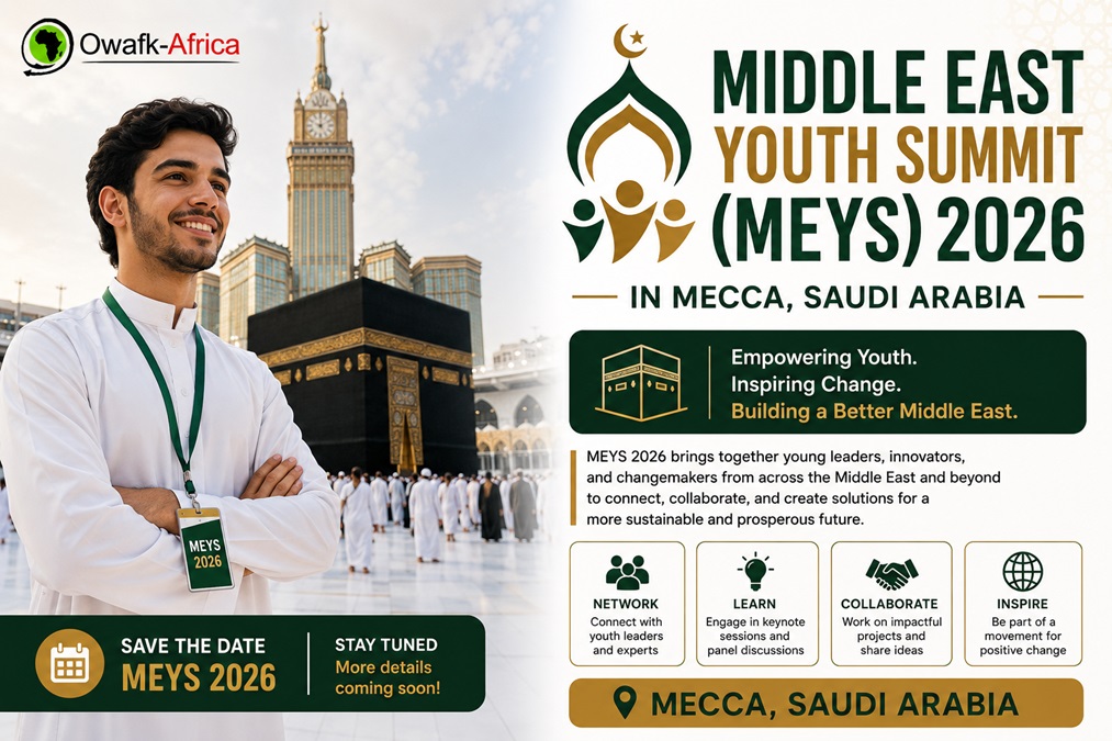 You are currently viewing Middle East Youth Summit (MEYS) 2026 in Mecca, Saudi Arabia