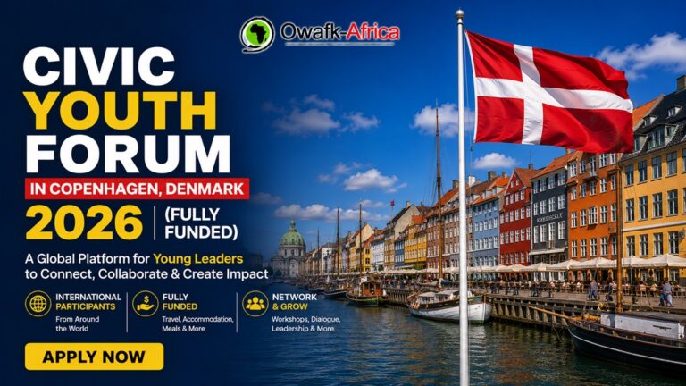 Civic Youth Forum in Copenhagen, Denmark 2026 (Fully Funded)