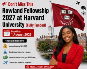 Read more about the article Rowland Fellowship 2027 at Harvard University (Fully Funded)