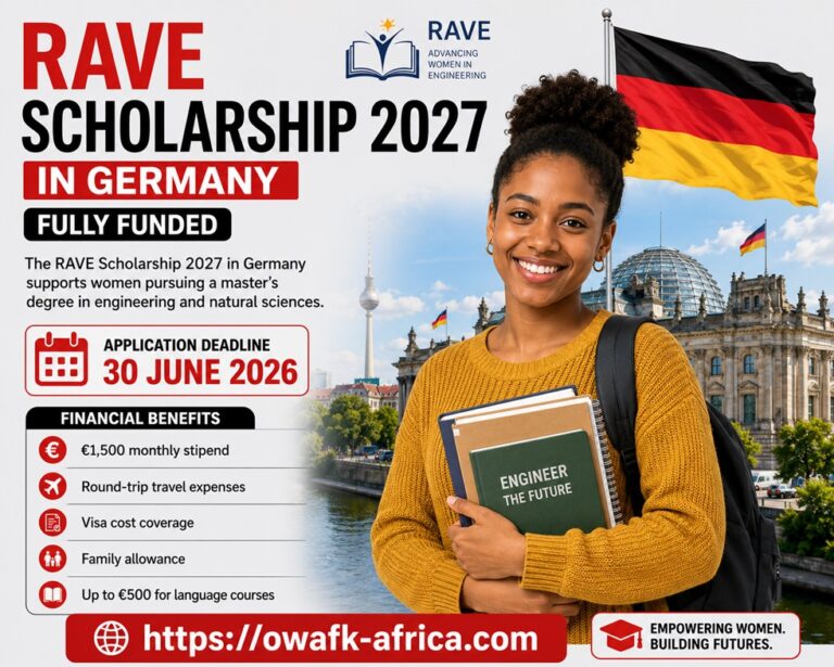 RAVE Scholarship 2027 in Germany (Fully Funded)