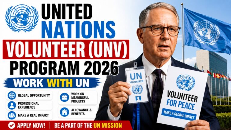 UN Volunteer Program 2025/26 – Become a Global Changemaker