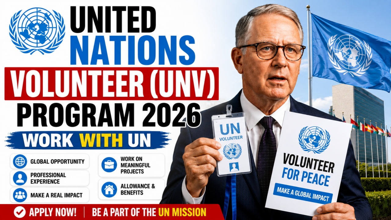 You are currently viewing UN Volunteer Program 2025/26 – Become a Global Changemaker with the UNV Initiative