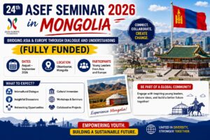 Read more about the article 24th ASEF Seminar 2026 in Mongolia (Fully Funded)