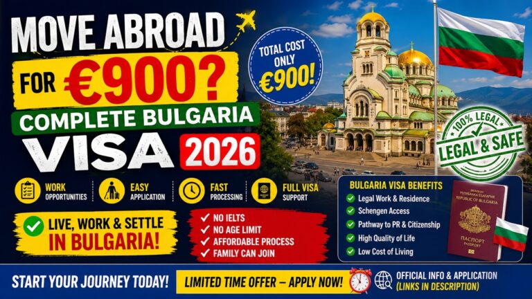 🇧🇬 Bulgaria Study Visa 2026 | Cheapest University in Europe? | Study, Work & Move to Europe Legally