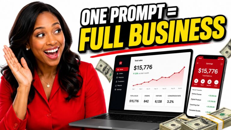 I Typed ONE Prompt… And AI Built The Entire Business